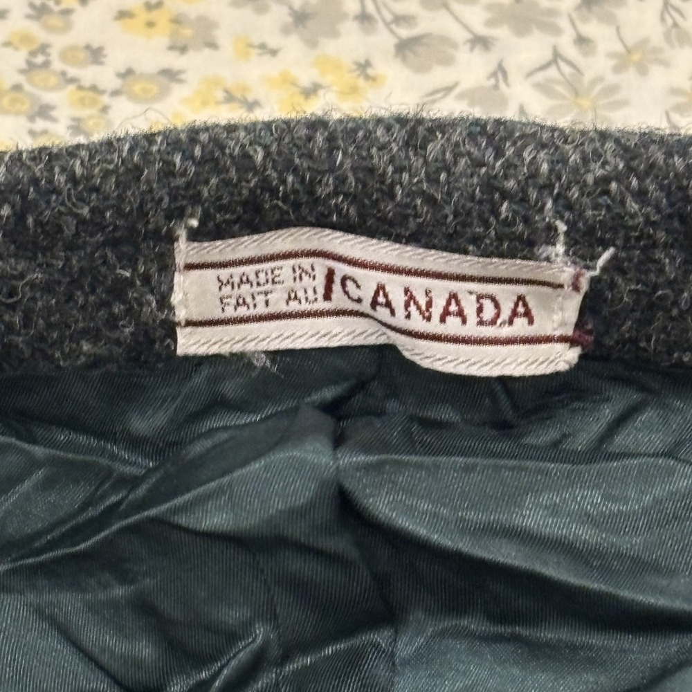 Vintage Harris Tweed Blazer Men's Size 42S‎ Charcoal Grey Herringbone Hand Woven - Picture 5 of 11